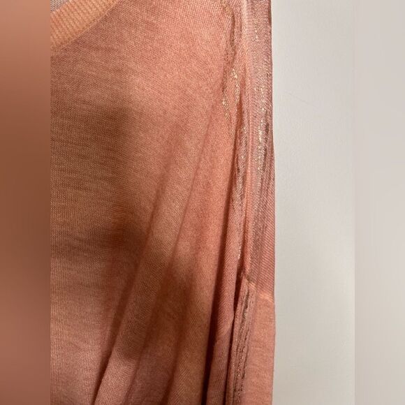 (Nude) Knitwear Hand dyed Cashmere Silk Wool Sweater Tunic NWT - Picture 2 of 7